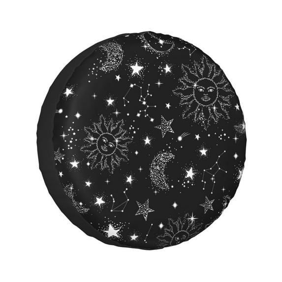 Kdxio Space Galaxy for Tire Cover Wheel Protectors Tyre Covers Weatherproof Wheel Covers Universal Fit for Trailer Rv SUV Truck Camper Travel Trailers 16 inch
