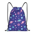 thumbnail image 1 of Kdxio Space Print Drawstring Backpack Bag,Waterproof Draw String Back Sack, Gym Drawstring Bags Swim Bag For Unisex, 1 of 5