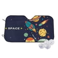 thumbnail image 1 of Kdxio Space Print Windshield Sun Shade,UV Rays and Sun Heat Protection,Sunshade for Car Windshield,Car Shade Front Windshield - Medium, 1 of 6