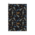 thumbnail image 1 of Kdxio Space Rocket Pattern Golf Towel (24" X 16") with Carabiner Clip - The Convenient Golf Cleaning Towel, 1 of 8