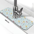 thumbnail image 1 of Kdxio Space With Dino Astronauts Pattern Non-Slip Diatom Mud Faucet Drain Pad,Self Absorbent Mat for Kitchen Sink for Variety Kitchen & Bathroom Countertops, 1 of 7