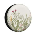 thumbnail image 1 of Kdxio Spare Tire Cover for RV Trailer, Waterproof Wheel Cover,Camper Spare Tire Cover Fit for Rv SUV Truck Travel Trailer 14 inch-Herbs and Wildflowers, 1 of 8
