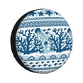 thumbnail image 1 of Kdxio Spare Tire Cover for RV Trailer, Waterproof Wheel Cover,Camper Spare Tire Cover Fit for Rv SUV Truck Travel Trailer 14 inch-Sea Underwater Jellyfish, 1 of 8