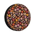 thumbnail image 1 of Kdxio Spare Tire Cover for RV Trailer, Waterproof Wheel Cover,Camper Spare Tire Cover Fit for Rv SUV Truck Travel Trailer 15 inch-70s Groovy Hippie Retro, 1 of 8