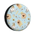 thumbnail image 1 of Kdxio Spare Tire Cover for RV Trailer, Waterproof Wheel Cover,Camper Spare Tire Cover Fit for Rv SUV Truck Travel Trailer 15 inch-Cute Gnome Bee Collects Honey, 1 of 8