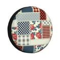 thumbnail image 1 of Kdxio Spare Tire Cover for RV Trailer, Waterproof Wheel Cover,Camper Spare Tire Cover Fit for Rv SUV Truck Travel Trailer 15 inch-Patchwork In Country Style, 1 of 8