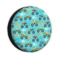 thumbnail image 1 of Kdxio Spare Tire Cover for RV Trailer, Waterproof Wheel Cover,Camper Spare Tire Cover Fit for Rv SUV Truck Travel Trailer 16 inch-Cartoon Monster Truck, 1 of 8