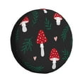 thumbnail image 1 of Kdxio Spare Tire Cover for RV Trailer, Waterproof Wheel Cover,Camper Spare Tire Cover Fit for Rv SUV Truck Travel Trailer 14 inch-Amanita Mushroom, 1 of 8
