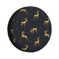 thumbnail image 1 of Kdxio Spare Tire Cover for RV Trailer, Waterproof Wheel Cover,Camper Spare Tire Cover Fit for Rv SUV Truck Travel Trailer 14 inch-Christmas Deers, 1 of 8
