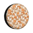thumbnail image 1 of Kdxio Spare Tire Cover for RV Trailer, Waterproof Wheel Cover,Camper Spare Tire Cover Fit for Rv SUV Truck Travel Trailer 14 inch-Corgi Animal, 1 of 8