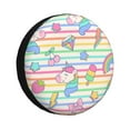 thumbnail image 1 of Kdxio Spare Tire Cover for RV Trailer, Waterproof Wheel Cover,Camper Spare Tire Cover Fit for Rv SUV Truck Travel Trailer 14 inch-Cute Unicorn, 1 of 8