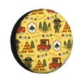 thumbnail image 1 of Kdxio Spare Tire Cover for RV Trailer, Waterproof Wheel Cover,Camper Spare Tire Cover Fit for Rv SUV Truck Travel Trailer 14 inch-Forest Guard, 1 of 8