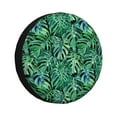 thumbnail image 1 of Kdxio Spare Tire Cover for RV Trailer, Waterproof Wheel Cover,Camper Spare Tire Cover Fit for Rv SUV Truck Travel Trailer 14 inch-Monstera Leaves, 1 of 8