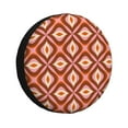 thumbnail image 1 of Kdxio Spare Tire Cover for RV Trailer, Waterproof Wheel Cover,Camper Spare Tire Cover Fit for Rv SUV Truck Travel Trailer 15 inch-70s Retro Style, 1 of 8