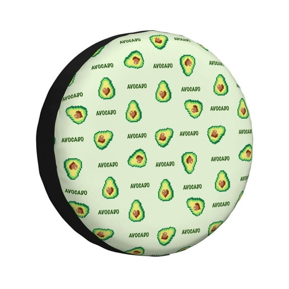 Kdxio Spare Tire Cover for RV Trailer, Waterproof Wheel Cover,Camper Spare Tire Cover Fit for Rv SUV Truck Travel Trailer 15 inch-Green Avocado