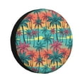 thumbnail image 1 of Kdxio Spare Tire Cover for RV Trailer, Waterproof Wheel Cover,Camper Spare Tire Cover Fit for Rv SUV Truck Travel Trailer 15 inch-Hawaii Palms, 1 of 8