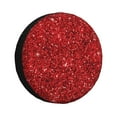 thumbnail image 1 of Kdxio Spare Tire Cover for RV Trailer, Waterproof Wheel Cover,Camper Spare Tire Cover Fit for Rv SUV Truck Travel Trailer 15 inch-Red Glitter, 1 of 8