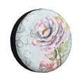 thumbnail image 1 of Kdxio Spare Tire Cover for RV Trailer, Waterproof Wheel Cover,Camper Spare Tire Cover Fit for Rv SUV Truck Travel Trailer 15 inch-Vintage Rose, 1 of 8