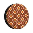 thumbnail image 1 of Kdxio Spare Tire Cover for RV Trailer, Waterproof Wheel Cover,Camper Spare Tire Cover Fit for Rv SUV Truck Travel Trailer 16 inch-70's Retro, 1 of 8