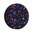 thumbnail image 1 of Kdxio Spare Tire Cover for RV Trailer, Waterproof Wheel Cover,Camper Spare Tire Cover Fit for Rv SUV Truck Travel Trailer 16 inch-Games, 1 of 8