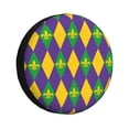 thumbnail image 1 of Kdxio Spare Tire Cover for RV Trailer, Waterproof Wheel Cover,Camper Spare Tire Cover Fit for Rv SUV Truck Travel Trailer 16 inch-Mardi Gras, 1 of 8