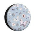 thumbnail image 1 of Kdxio Spare Tire Cover for RV Trailer, Waterproof Wheel Cover,Camper Spare Tire Cover Fit for Rv SUV Truck Travel Trailer 17 inch-Blue Butterfly, 1 of 8