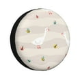 thumbnail image 1 of Kdxio Spare Tire Cover for RV Trailer, Waterproof Wheel Cover,Camper Spare Tire Cover Fit for Rv SUV Truck Travel Trailer 17 inch-Funny Goose1, 1 of 8