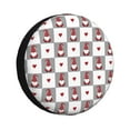 thumbnail image 1 of Kdxio Spare Tire Cover for RV Trailer, Waterproof Wheel Cover,Camper Spare Tire Cover Fit for Rv SUV Truck Travel Trailer 17 inch-Gnomes and Hearts, 1 of 8