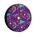 thumbnail image 1 of Kdxio Spare Tire Cover for RV Trailer, Waterproof Wheel Cover,Camper Spare Tire Cover Fit for Rv SUV Truck Travel Trailer 17 inch-Retro 80s Style, 1 of 8