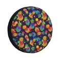thumbnail image 1 of Kdxio Spare Tire Cover for RV Trailer, Waterproof Wheel Cover,Camper Spare Tire Cover Fit for Rv SUV Truck Travel Trailer -Colorful Pineapples1, 1 of 8