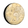 thumbnail image 1 of Kdxio Spare Tire Cover for RV Trailer, Waterproof Wheel Cover,Camper Spare Tire Cover Fit for Rv SUV Truck Travel Trailer -World Map, 1 of 8