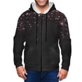 thumbnail image 1 of Kdxio Sparkling Pink Night Sky Print Men Hoodies Casual Hoodies for Men with Zip Pockets Full Zip Long Sleeve Sweatshirt Sports Hooded Jacket-Large, 1 of 5