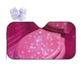 thumbnail image 1 of Kdxio Sparkling Pink Toilet Print Front Windshield Sun Shade,Folding Auto Sunshade for Car Truck SUV-Small, 1 of 5