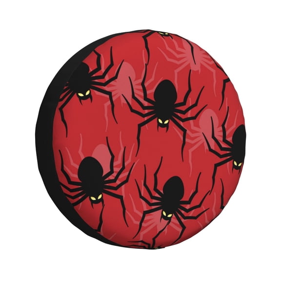 Kdxio Spider for Tire Cover Wheel Protectors Tyre Covers Weatherproof Wheel Covers Universal Fit for Trailer Rv SUV Truck Camper Travel Trailers 16 inch