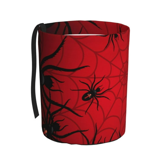 Kdxio Spiders On The Web And Space Car Trash Can Garbage Car Accessories Trash Can Car Waste Bin for for Driver and Passenger Any Vehicle