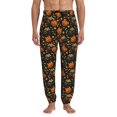 thumbnail image 1 of Kdxio Spooky Sweets Pattern Joggers,Sweatpants for Men with Pockets-Large, 1 of 5