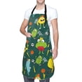 thumbnail image 1 of Kdxio Sport Monster Apron with Pockets Adjustable Kitchen Aprons for Men Women Waterproof Aprons for Cooking,Drawing,Crafting, Baking Household Cleaning, 1 of 8