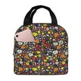 thumbnail image 1 of Kdxio Spring And Summer Flowers Print Insulated Lunch Bag,Reusable Tote Lunch Box for Women Men,Leakproof Cooler Lunch Bags for Work Office Travel Picnic, 1 of 6