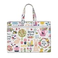 thumbnail image 1 of Kdxio Spring Flowers Birds File Tote Document Bag Business Briefcase Bag Document Organizer Tote Briefcase for Letter A4 Files Business Teacher Office Bag, 1 of 8