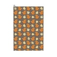 thumbnail image 1 of Kdxio Squirrel And Maple Leaves Pattern Golf Towel (24" X 16") with Carabiner Clip - The Convenient Golf Cleaning Towel, 1 of 8