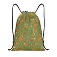thumbnail image 1 of Kdxio Squirrel And Nuts Print Drawstring Backpack Bag,Waterproof Draw String Back Sack, Gym Drawstring Bags Swim Bag For Unisex, 1 of 9