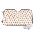 thumbnail image 1 of Kdxio Squirrel And Rose Print Windshield Sun Shade,UV Rays and Sun Heat Protection,Sunshade for Car Windshield,Car Shade Front Windshield - Medium, 1 of 6