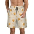 thumbnail image 1 of Kdxio Squirrel Animal Pattern Mens Casual Shorts - Drawstring Summer Beach Sports Shorts for Men, 1 of 9