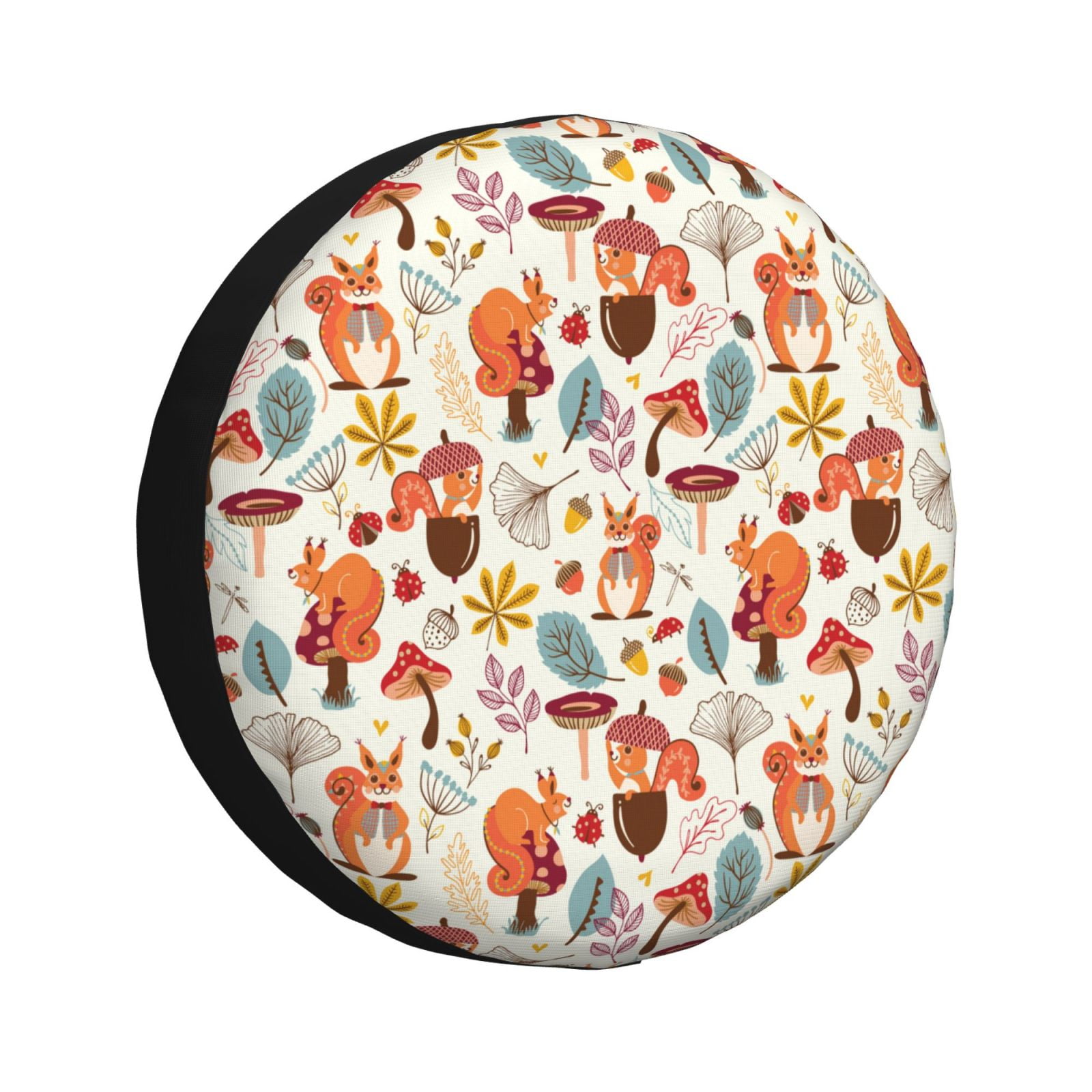 Kdxio Squirrel Nuts Mushroom for Tire Cover Wheel Protectors Tyre
