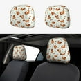 thumbnail image 1 of Kdxio Squirrel Playing Pattern Print 2 Piece Car Head Rest Covers Set Auto Front/Rear Seats Headrest Cover Universal Fit Most Cars,Sedan, SUV, 1 of 9