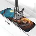thumbnail image 1 of Kdxio Squirrel Sleeping In Tree Pattern Non-Slip Diatom Mud Faucet Drain Pad,Self Absorbent Mat for Kitchen Sink for Variety Kitchen & Bathroom Countertops, 1 of 7