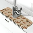 thumbnail image 1 of Kdxio Squirrel nut backgrounds Pattern Non-Slip Diatom Mud Faucet Drain Pad,Self Absorbent Mat for Kitchen Sink for Variety Kitchen & Bathroom Countertops, 1 of 7