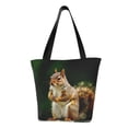 thumbnail image 1 of Kdxio Squirrels Eating Peanuts On The Tree Women Reusable Grocery Bags Foldable Ripstop,Reusable Shopping Bags for Shopping,Gym,Gift, 1 of 5