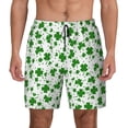 thumbnail image 1 of Kdxio St Patrick'S Day4 Print Men'S Swim Trunks With Compression Liner 7 Inch Inseam Quick Dry Swim Shorts, 1 of 7