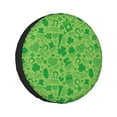 thumbnail image 1 of Kdxio St Patrick's Day for Tire Cover Wheel Protectors Tyre Covers Weatherproof Wheel Covers Universal Fit for Trailer Rv SUV Truck Camper Travel Trailers 17 inch, 1 of 8